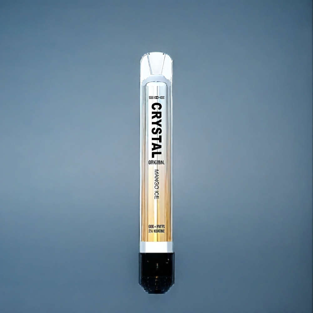 Suomi tukku SKE Crystal BAR 600 Mango Ice 0%/2% Nikotiinia 500mAh 600 Puffs Mesh Coil
