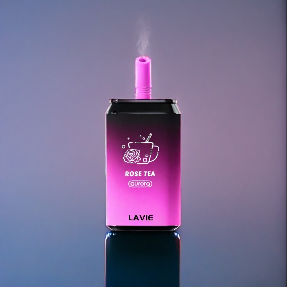LAVIE Aurora Suomi Tukku 11000 Puffs 2%/5% Nikotiini Rose Tea 22ML Type-C Lataus