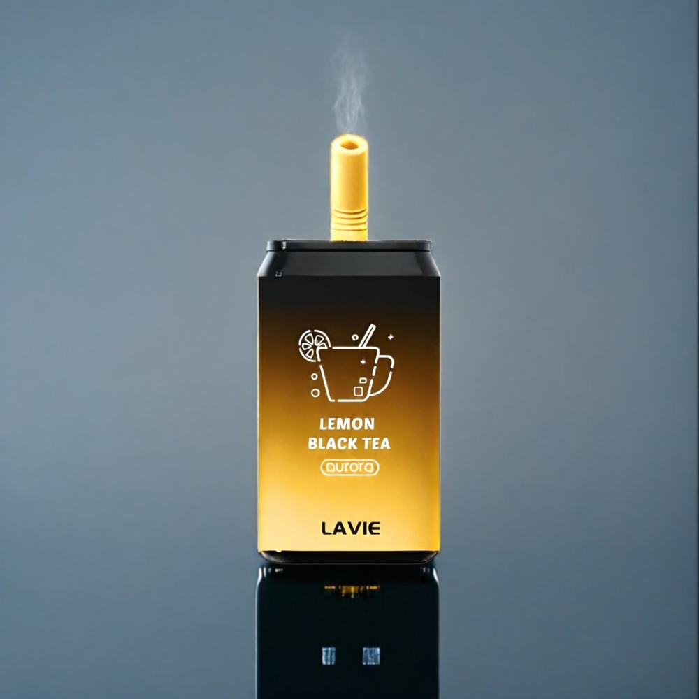SUOMI TUKKU LAVIE Aurora 11000 Puffs - Sitruunan Musta Tee - 22ML - 650mAh Type-C