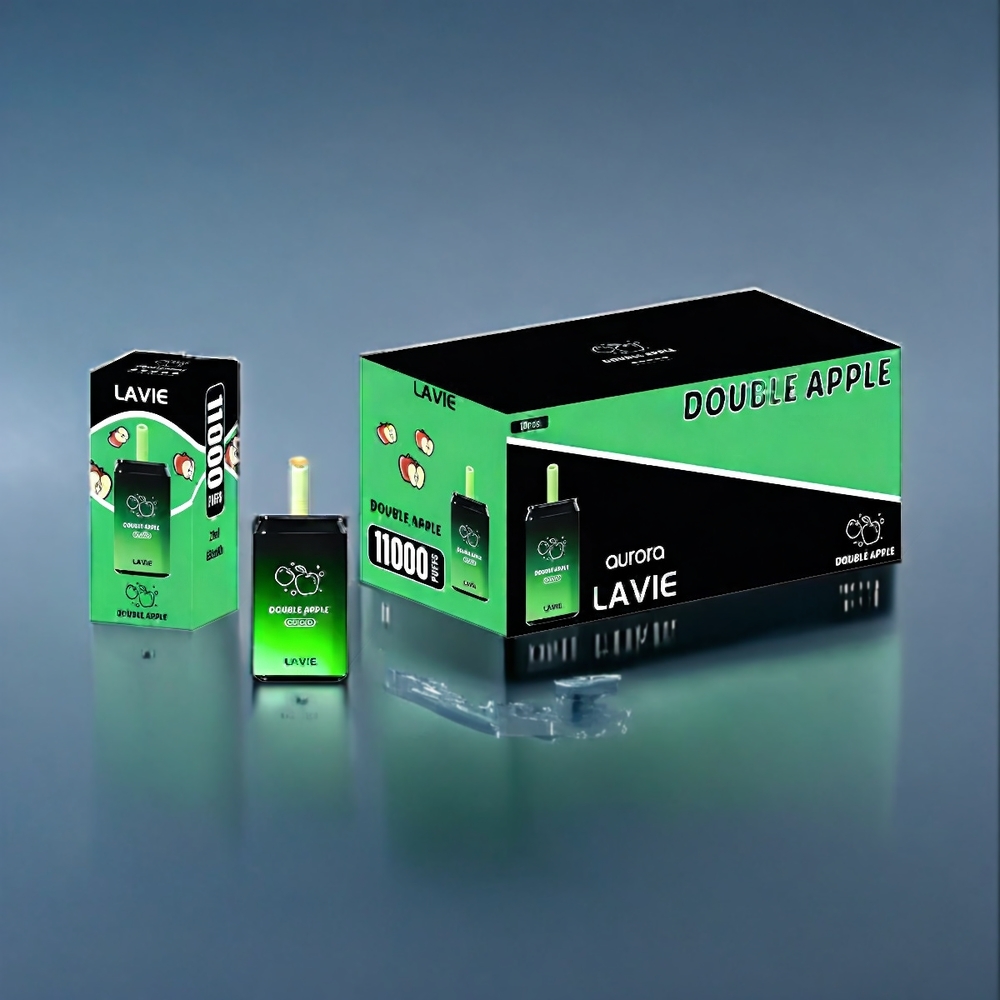 Suomi tukku LAVIE Aurora 11000 Puffs Double Apple 22ML 650mAh Type-C