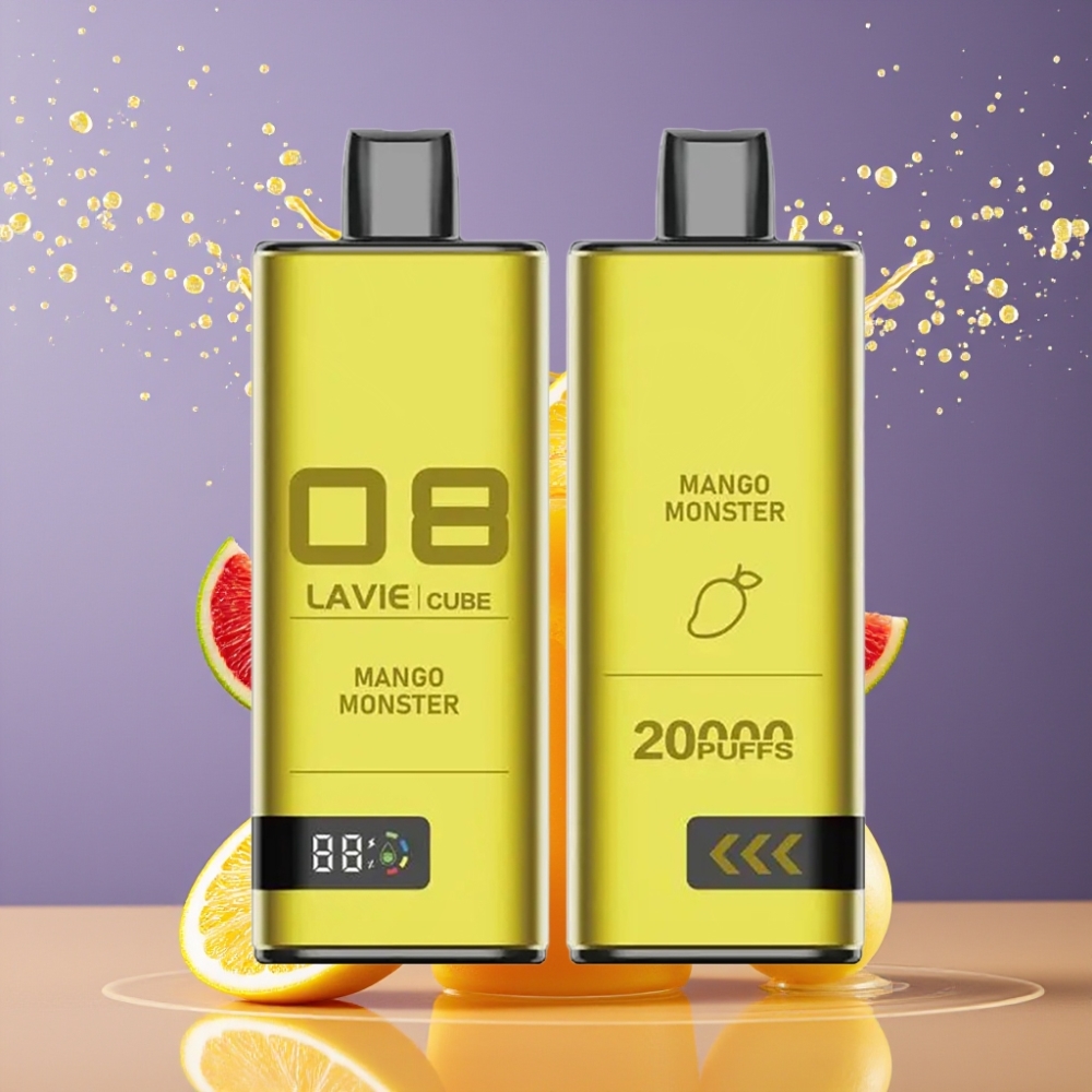 Suomi tukku Lavie Cube 20000 Puffs Disposable Vape Mangaani Hirviö 28ML Type C - 2%, 5% Suolannikotiini