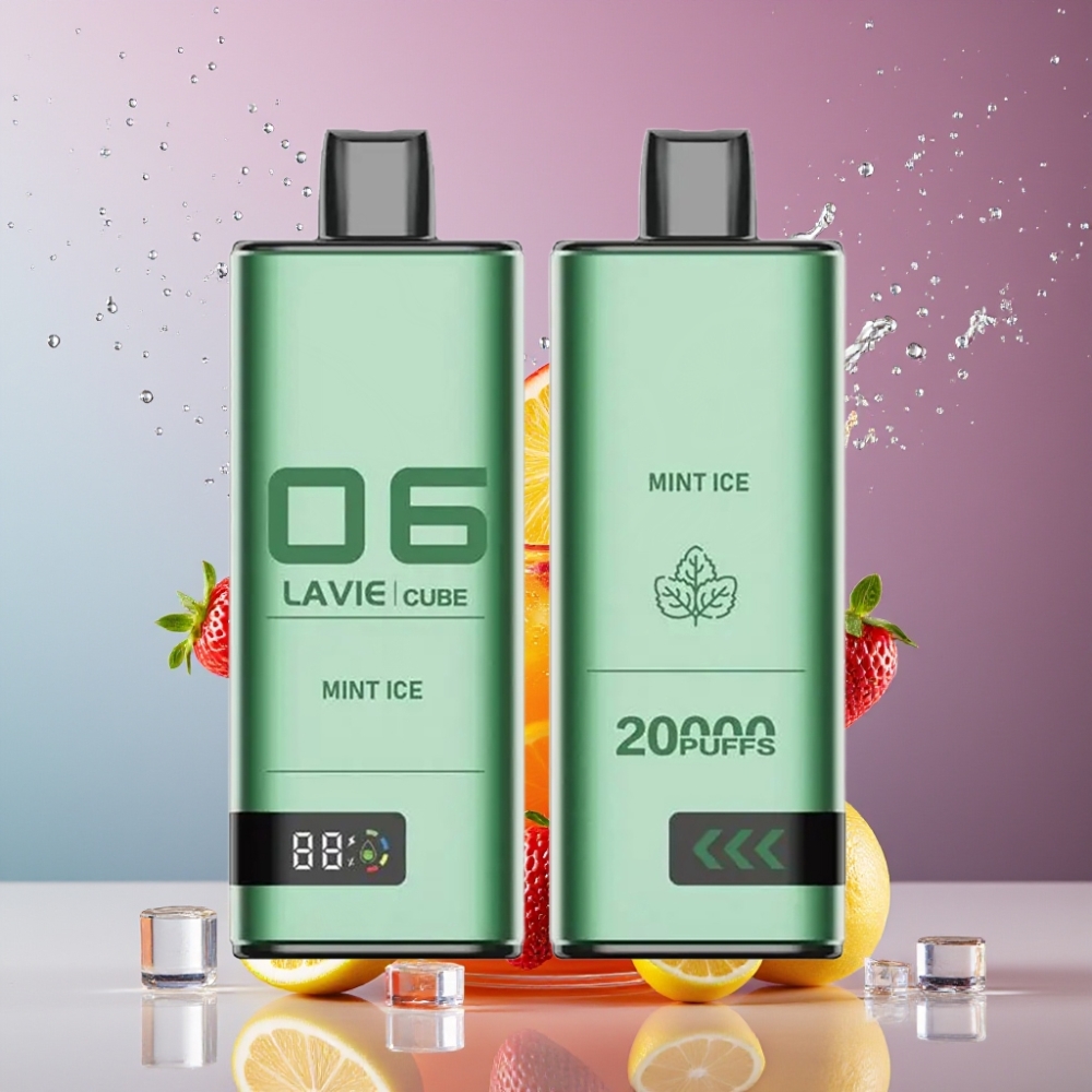 Suomi tukku Lavie Cube 20000 Puffs Disposable Vape Minttijää 28ML Type C