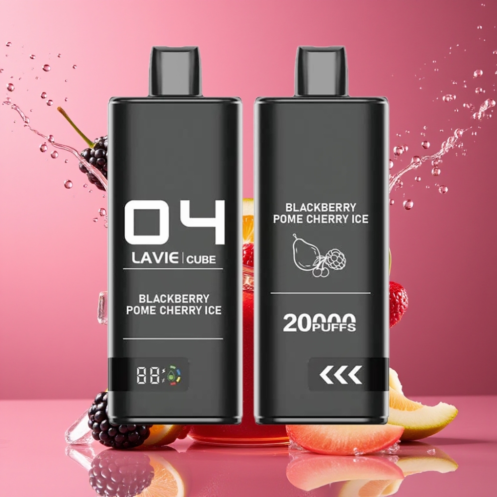 Suomi tukku Lavie Cube 20000 Puffs Disposable Vape Mustikkapommaranjajää 28ML 5% Type C
