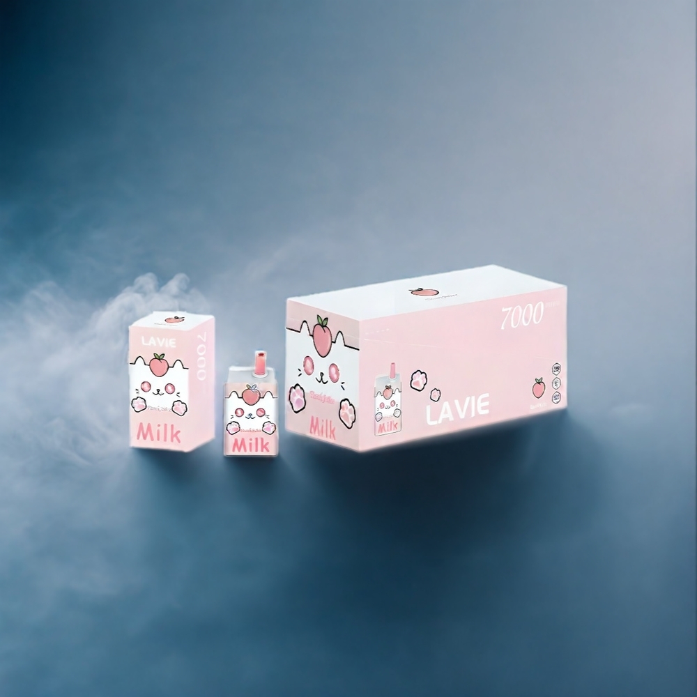 LAVIE Milk Suomi tukku 7000 Puffs 16ML Persikka Mehu Type-C 600mAh