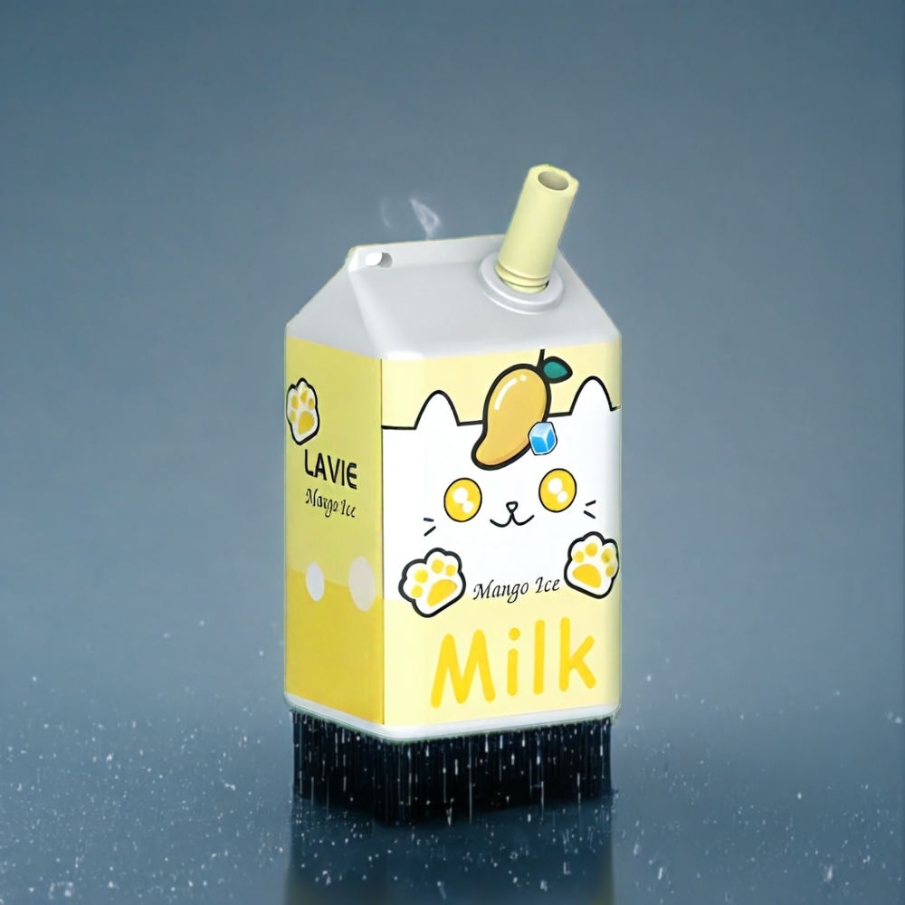 Suomi tukku - LAVIE Milk 7000 Puffs Mango Ice 16ML 600mAh Type C - 0%/2%/5% Nikotiinia