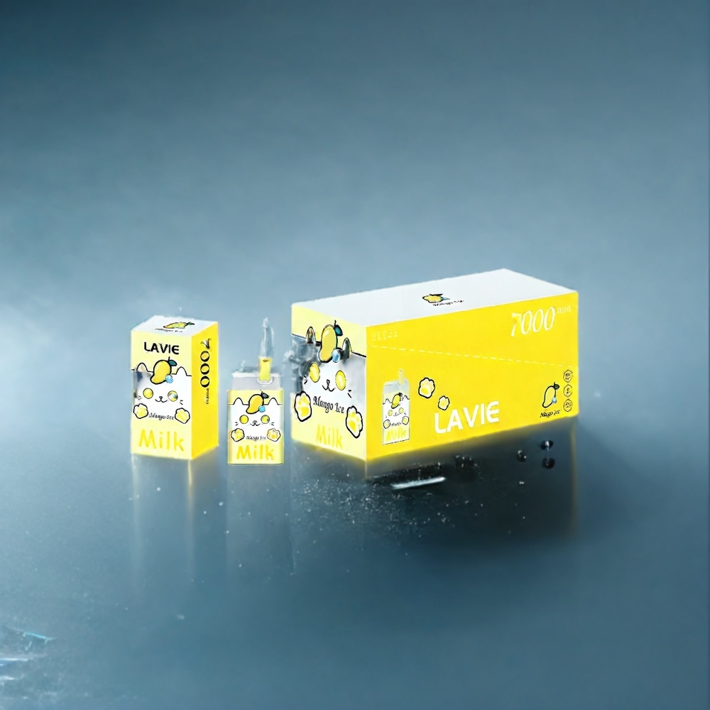 Suomi tukku - LAVIE Milk 7000 Puffs Mango Ice 16ML 600mAh Type C - 0%/2%/5% Nikotiinia