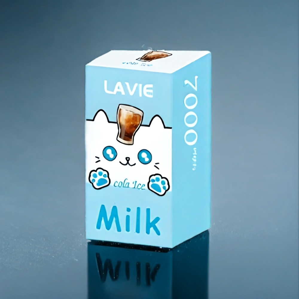 Suomi tukku LAVIE Milk 7000 Puffs Type C Cola Ice 16ML 5% Nikotiinia