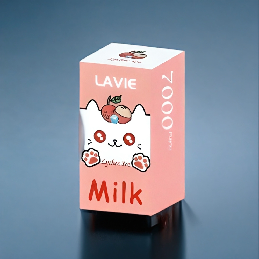 Suomi tukku LAVIE Milk 7000 Puffs Vape Litjujää 16ML 600mAh Type C