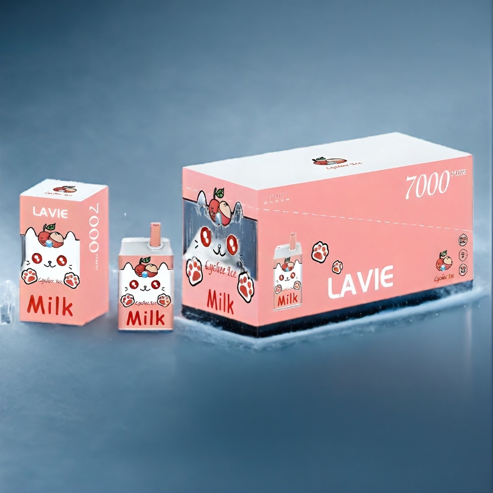 Suomi tukku LAVIE Milk 7000 Puffs Vape Litjujää 16ML 600mAh Type C
