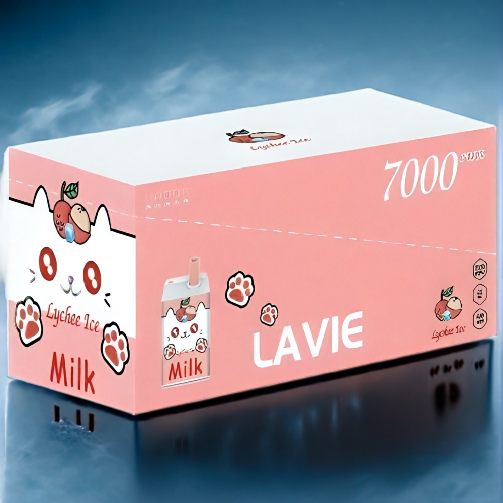 Suomi tukku LAVIE Milk 7000 Puffs Vape Litjujää 16ML 600mAh Type C