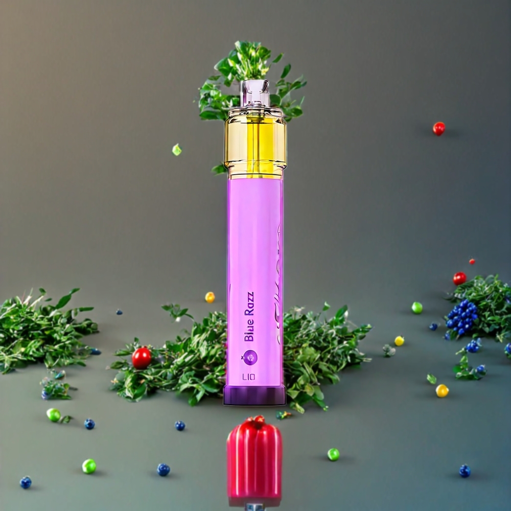 Suomi tukku LIO Bee Lit 2500 Puffs Disposable Vape Sininen Vadelma 1300mAh 6.0ml 5% Nikotiinia