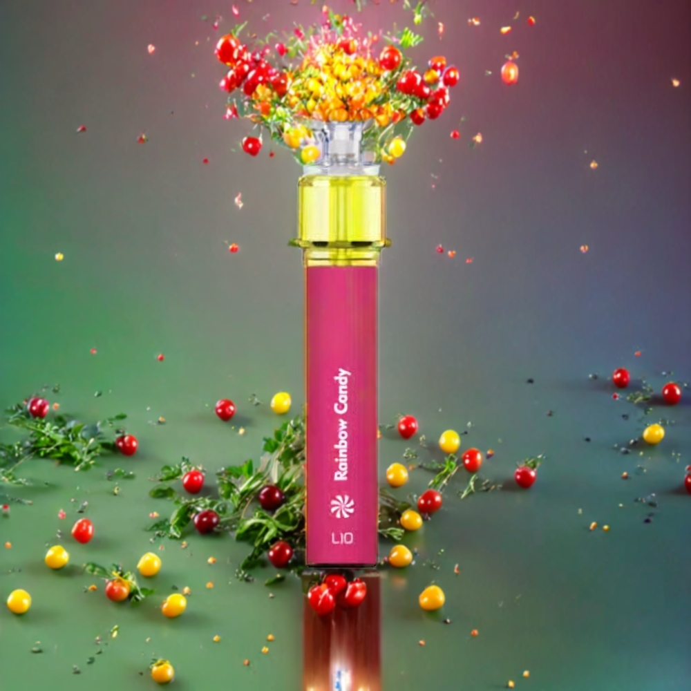 LIO Bee18 Max 2500 Puffs Disposable Vape Rainbow Candy Suomi tukku – 1300mAh, 6.5ml, 5%/3% Nikotiinia