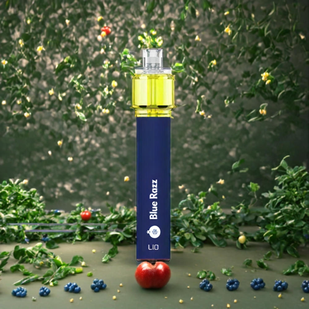 Suomi tukku LIO Bee18 Max 2500 Puffs Disposable Vape Sininen Vadelma – 6.5ml Nestekapasiteetti, 1300mAh Akku, 1.0 Ohm Vastus