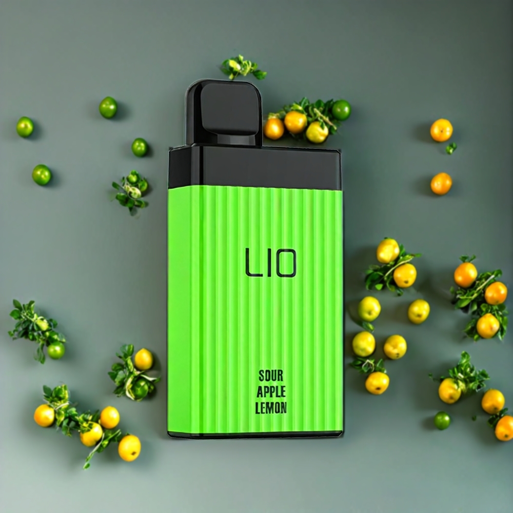 Suomi tukku LIO BOXX 4000 Puffs Disposable Vape – 10ml, 650mAh, Type-C – Hapan Omena Sitruuna