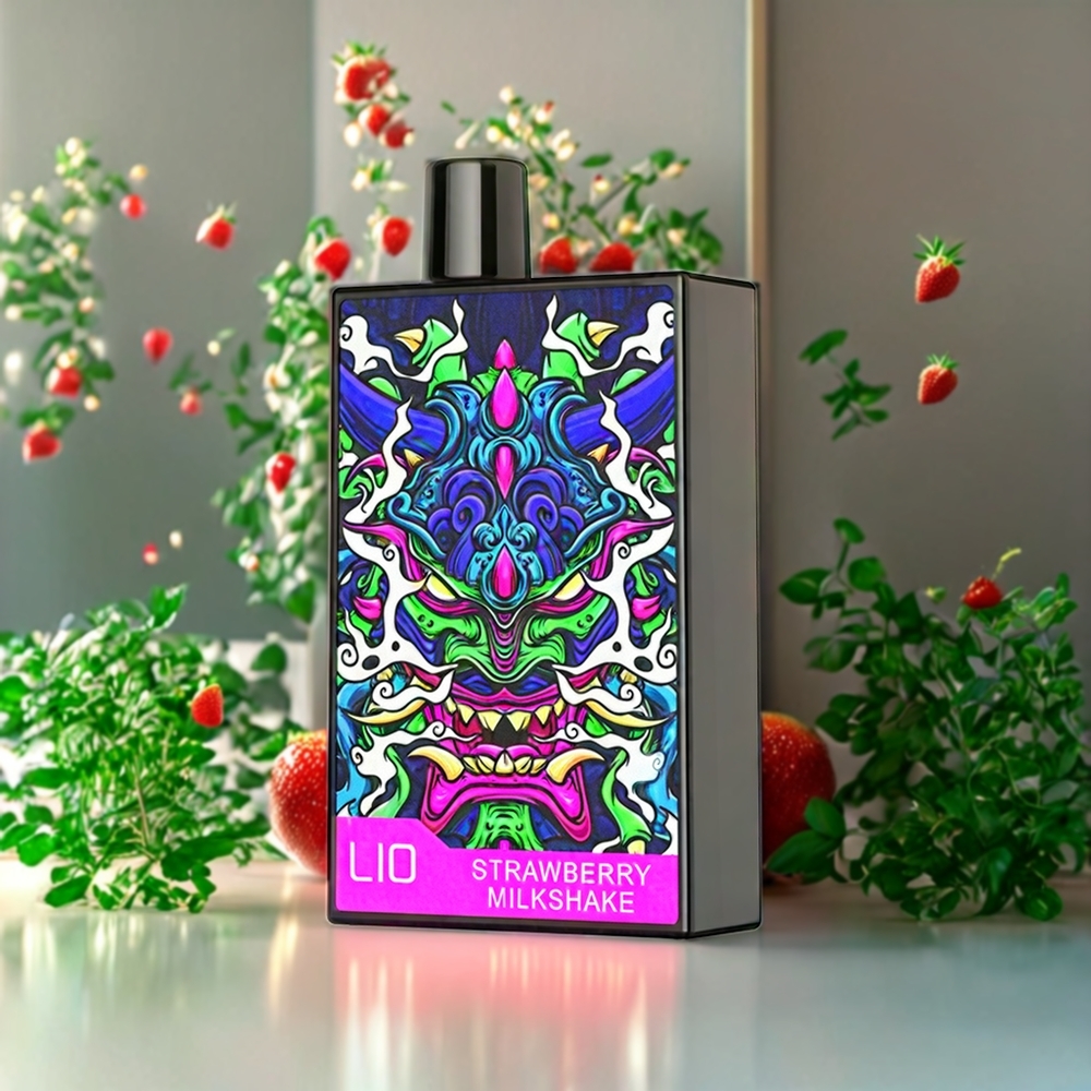Suomi tukku LIO CAPO 4500 Puffs Disposable Vape Mansikkamaito (Strawberry Milkshake) – 12ml, 600mAh, Type-C