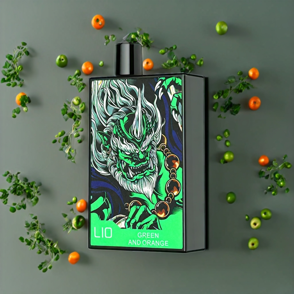 Suomi tukku LIO CAPO 4500 Puffs Disposable Vape Vihreä ja Oranssi – 12ml, 600mAh, Type-C