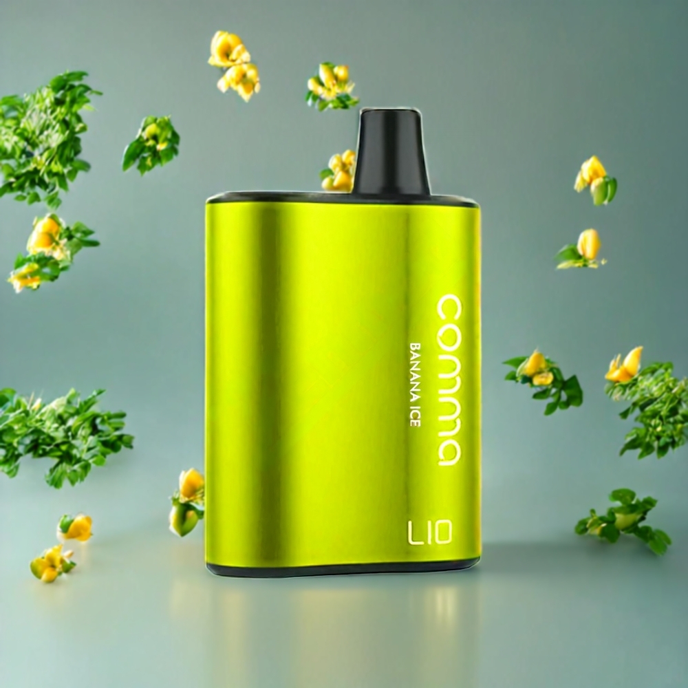 Suomi tukku LIO COMMA 5000 Puffs Disposable Vape Banaanijää 900mAh 15ml Type-C