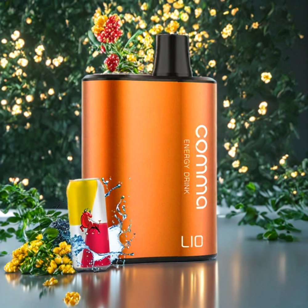 Suomi tukku LIO COMMA 5000 Puffs Disposable Vape Energy Drink – 900mAh Battery, 15ml, Type-C Charging