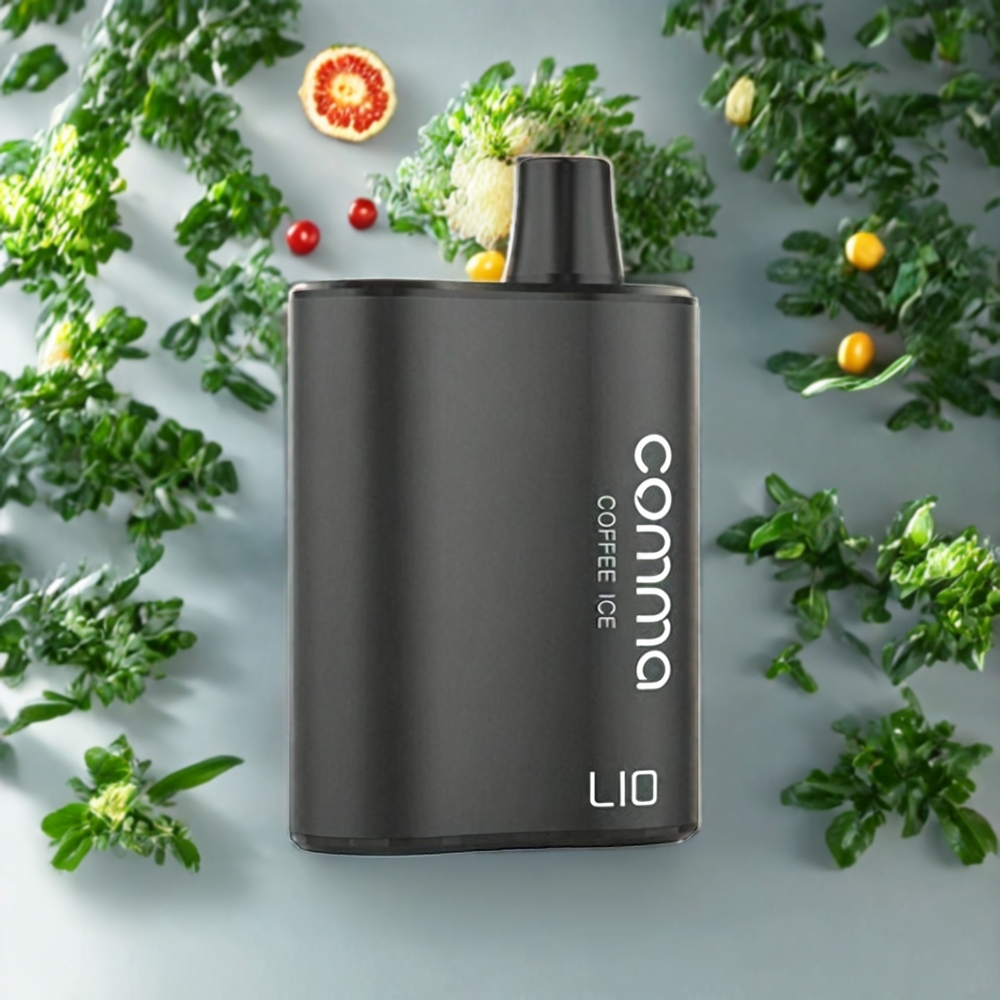 Suomi tukku LIO COMMA 5000 Puffs Disposable Vape Kahvi Jää (15ml, 900mAh, Type-C)