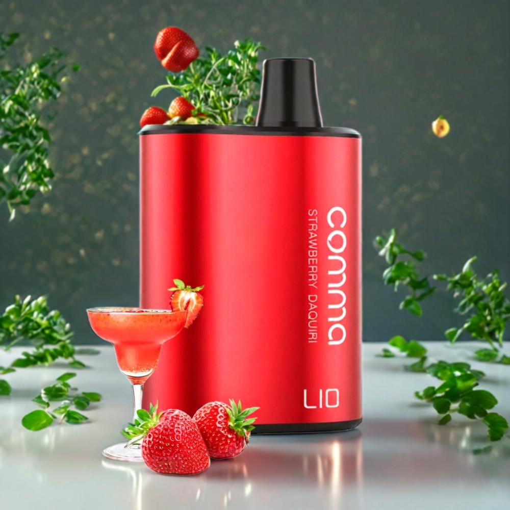 Suomi tukku LIO COMMA 5000 Puffs Disposable Vape Mansikkadaiquiri 15ml 900mAh Type-C