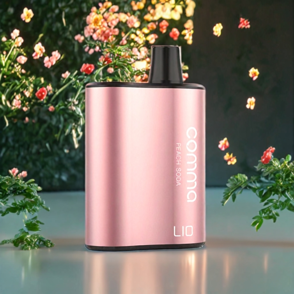Suomi tukku LIO COMMA 5000 Puffs Disposable Vape Persikka Sooda 15ml 900mAh Type-C