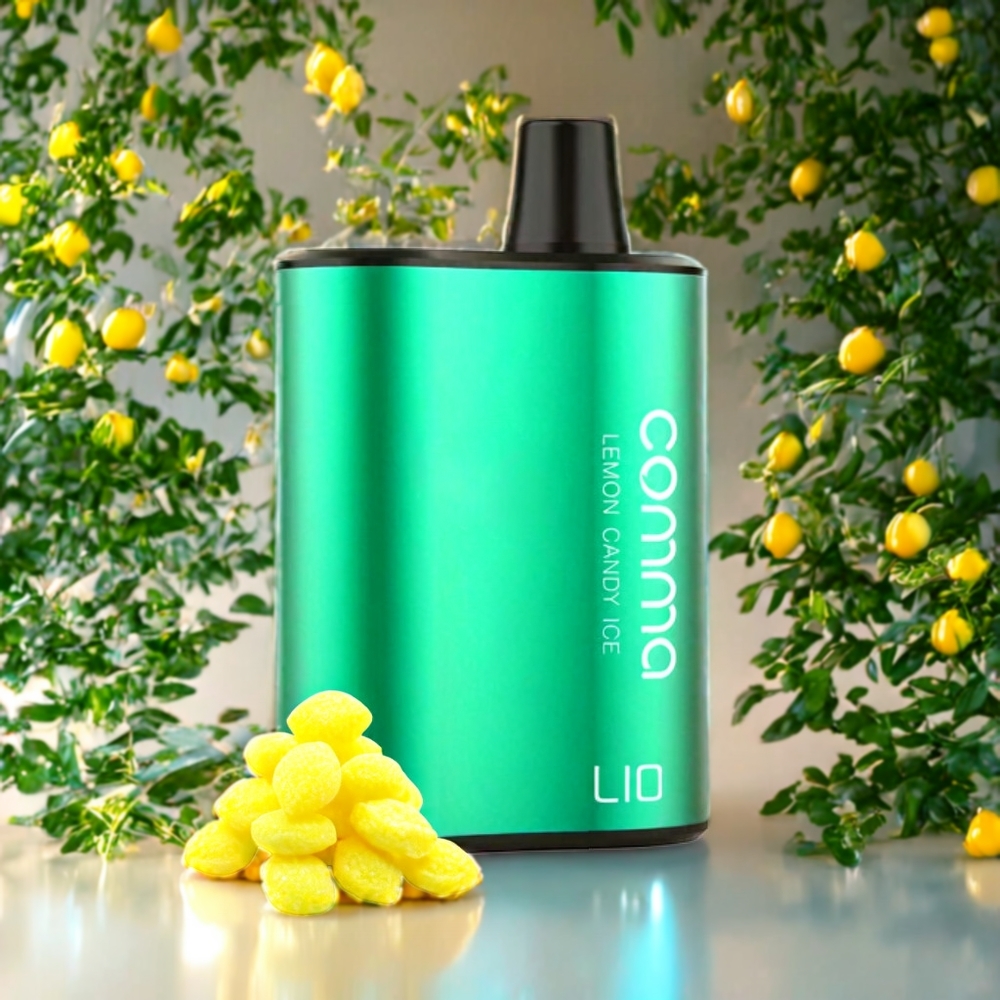 Suomi tukku LIO COMMA 5000 Puffs Disposable Vape Sitruunakarkki jää 900mAh Type-C