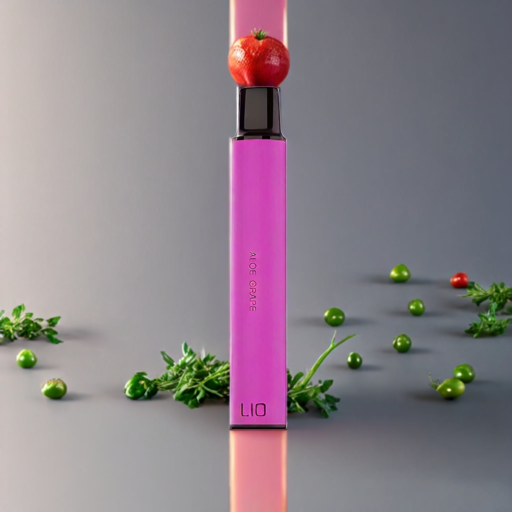 Suomi tukku LIO Mini 600 Puffs Disposable Vape Aloe Grape 400mAh 2ml 20mg