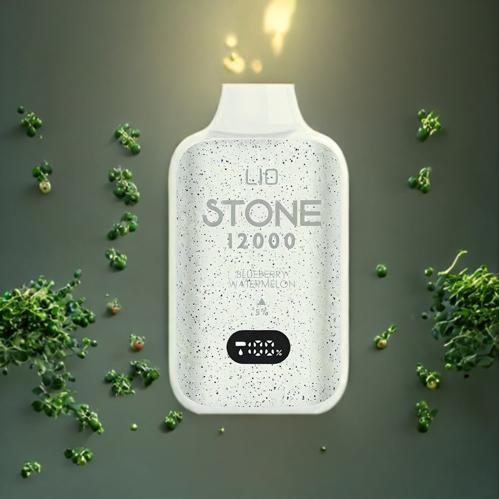 Suomi tukku LIO Stone 12000 Puffs Disposable Vape Mustikka-Arbuusi, 18ML, 550mAh Type-C, 1.0 Ohm Mesh Coil