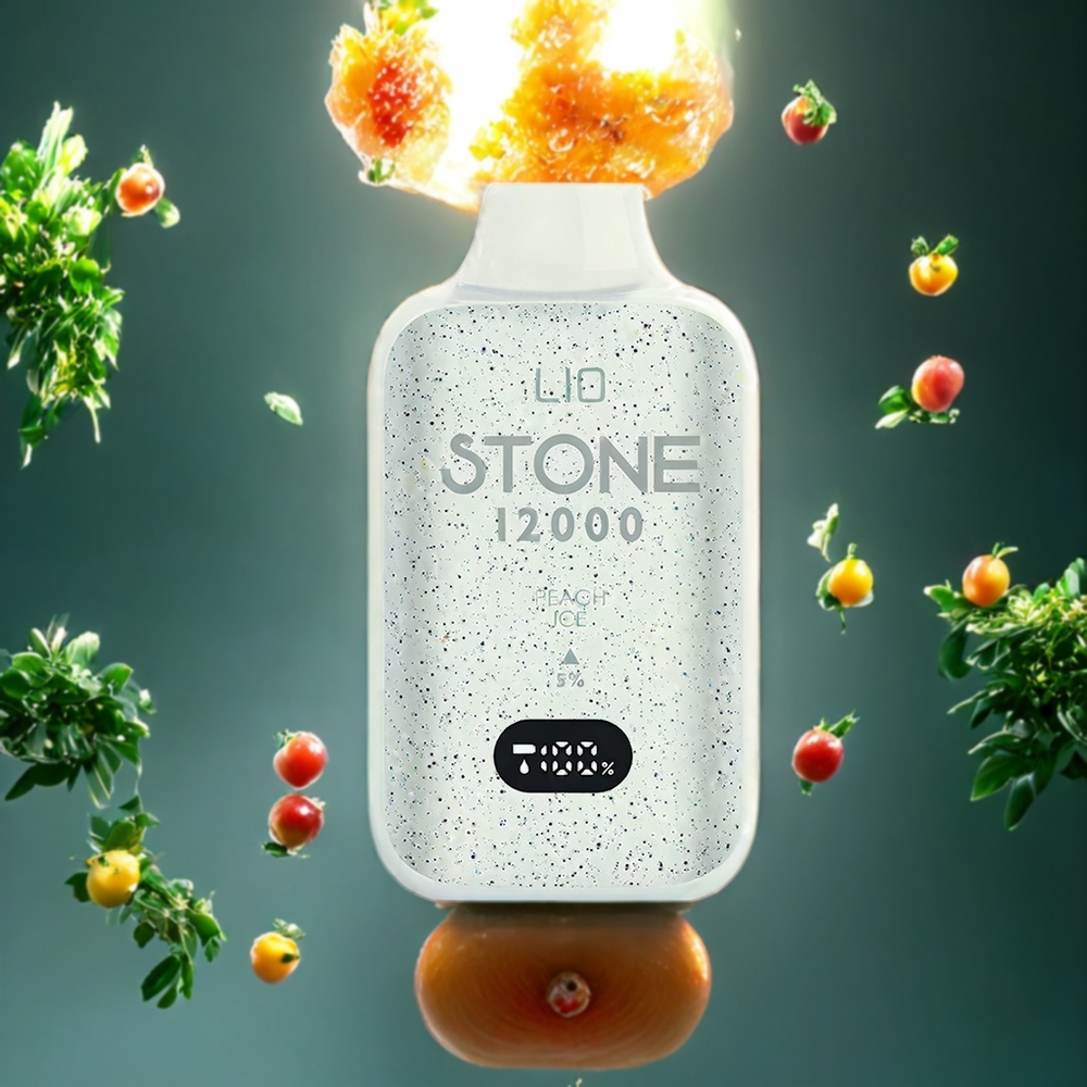 Suomi tukku LIO Stone 12000 Puffs Disposable Vape Persikka-Jää (18ML, 550mAh Type-C)