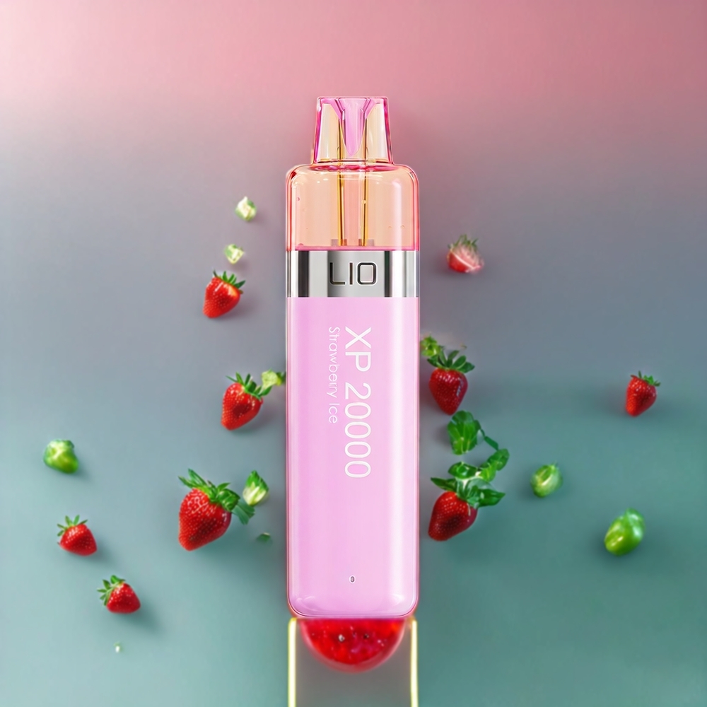 Suomi tukku LIO XP 20000 Puffs Disposable Vape Mansikkajää 12ML 50mg 900mAh TYPE-C
