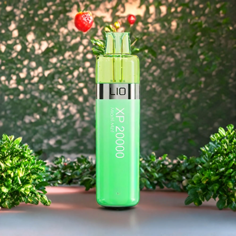 Suomi tukku LIO XP 20000 Puffs Disposable Vape Miami Mint – 12ML, 900 mAh, TYPE-C, Säädettävä ilmanvirtaus