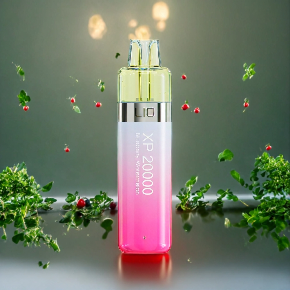 Suomi tukku LIO XP 20000 Puffs Disposable Vape Mustikka-Arbuusi, 12ML, 900 mAh, TYPE-C, Säädettävä Ilmanvirtaus