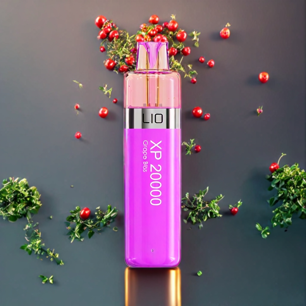 Suomi tukku LIO XP 20000 Puffs Disposable Vape Viiniriemu – 12ML, 900 mAh, TYPE-C, Säädettävä Ilmanvirtaus