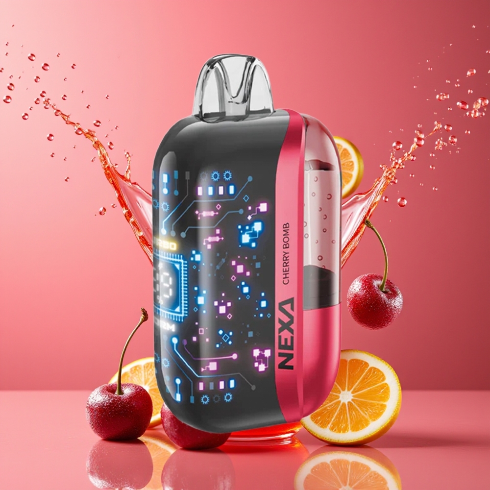 Suomi tukku NEXA Ultra 50K Disposable Vape 20ml 50000 Puffs 5% Kirsikka Type-C Lataus