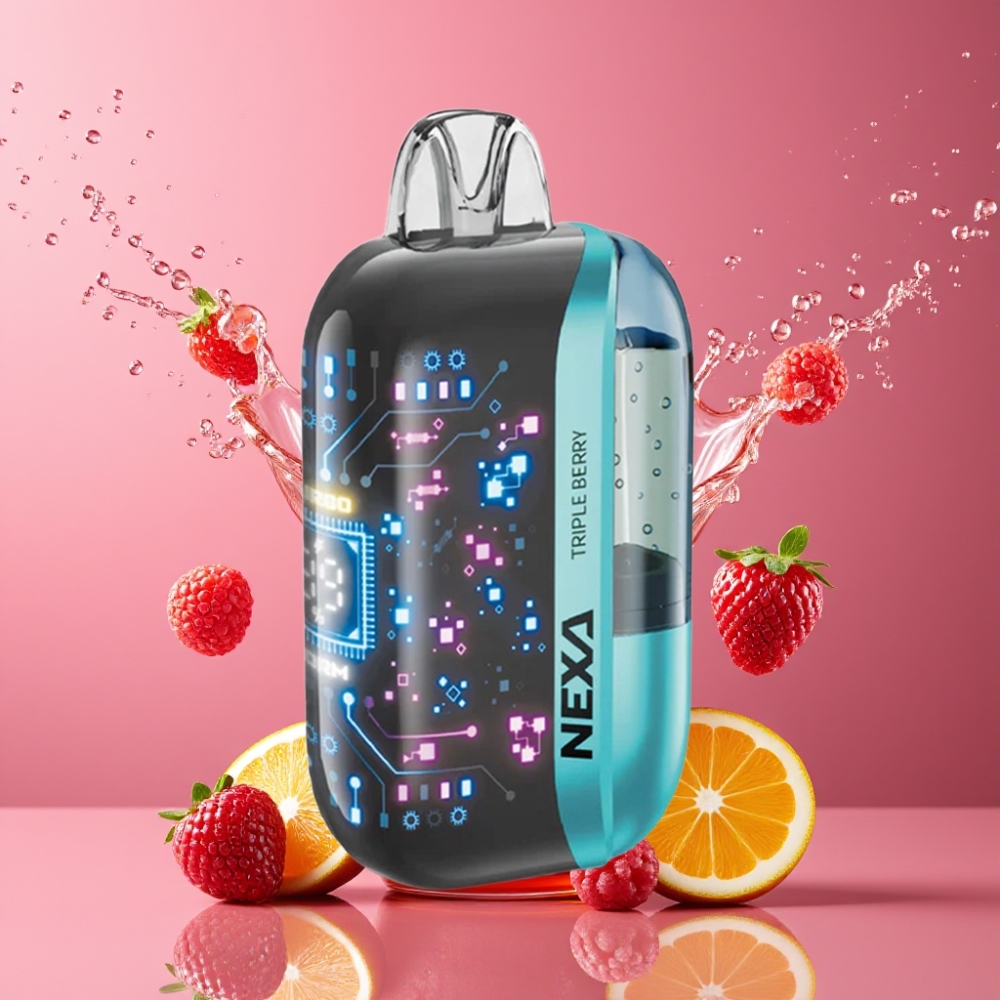 Suomi tukku NEXA Ultra 50K Disposable Vape 20ml 50000 Puffs 5% Nikotiini Kolmen Marjan Maku
