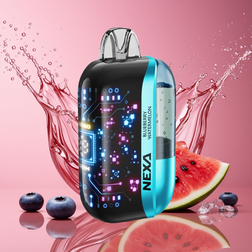 Suomi tukku NEXA Ultra 50K Disposable Vape 20ml 50000 Puffs 5% Nikotiini Mustikka-Arbuusi