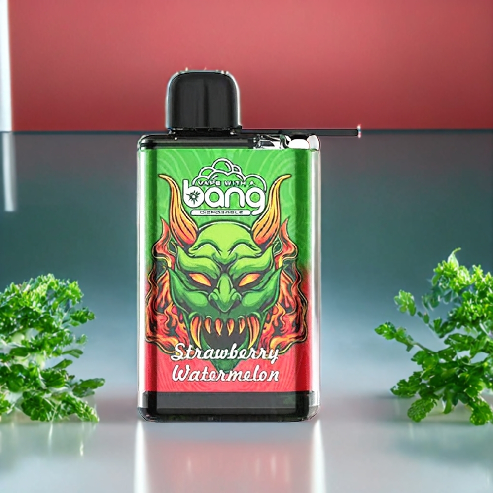 Suomi tukku Bang 28000 Puffs Disposable Vape Mansikka-Arbuusi-Jää 30ml 5% Nikotiinia 650mAh