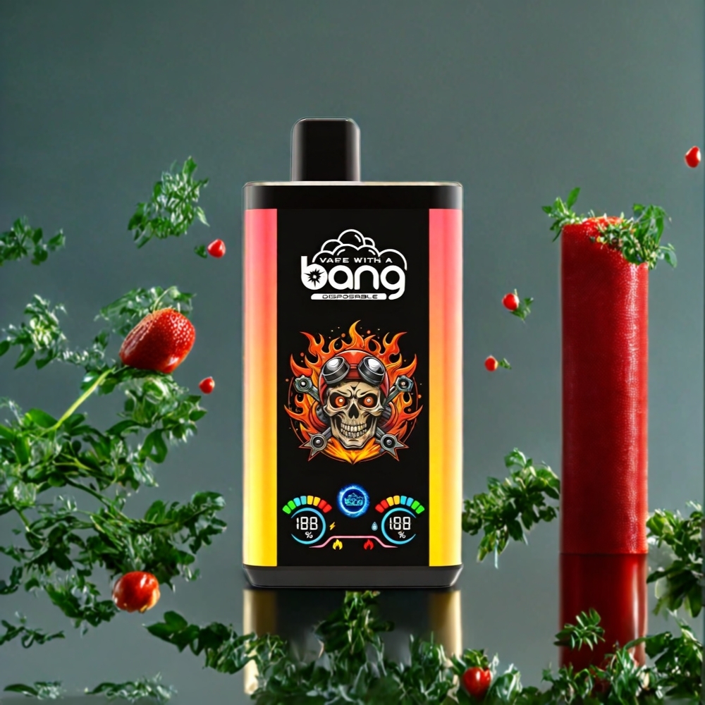 Suomi tukku Bang 30K Pro 30000 Puffs 36ml 550mAh Dual-Flavor Disposable Vape Punainen Härkä & Mango-Mansikka