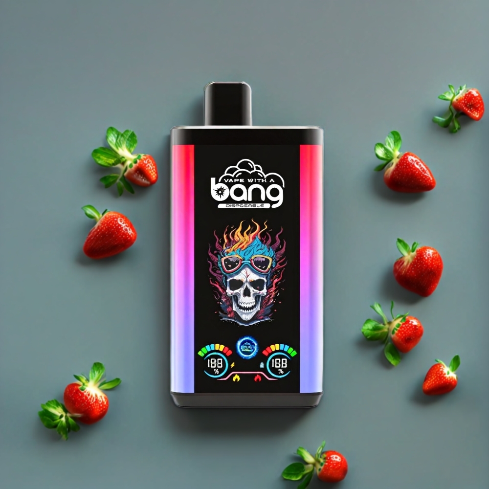 Suomi tukku Bang 30K Pro 30000 Puffs 36ml Dual-Flavor Disposable Vape Rakkaus66 & Mansikka-Kiivi