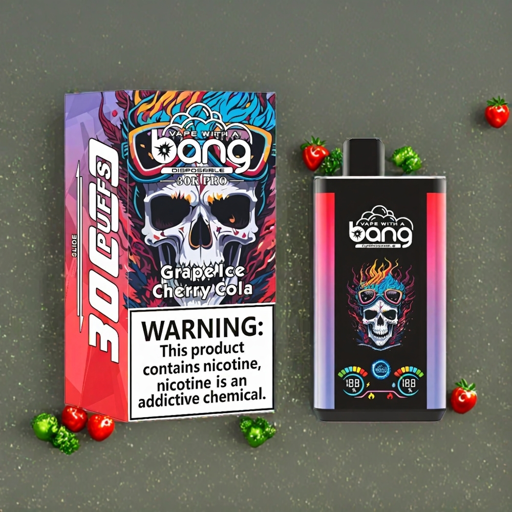 Suomi tukku Bang 30K Pro 30000 Puffs 36ml Dual-Flavor Disposable Vape Rakkaus66 & Mansikka-Kiivi