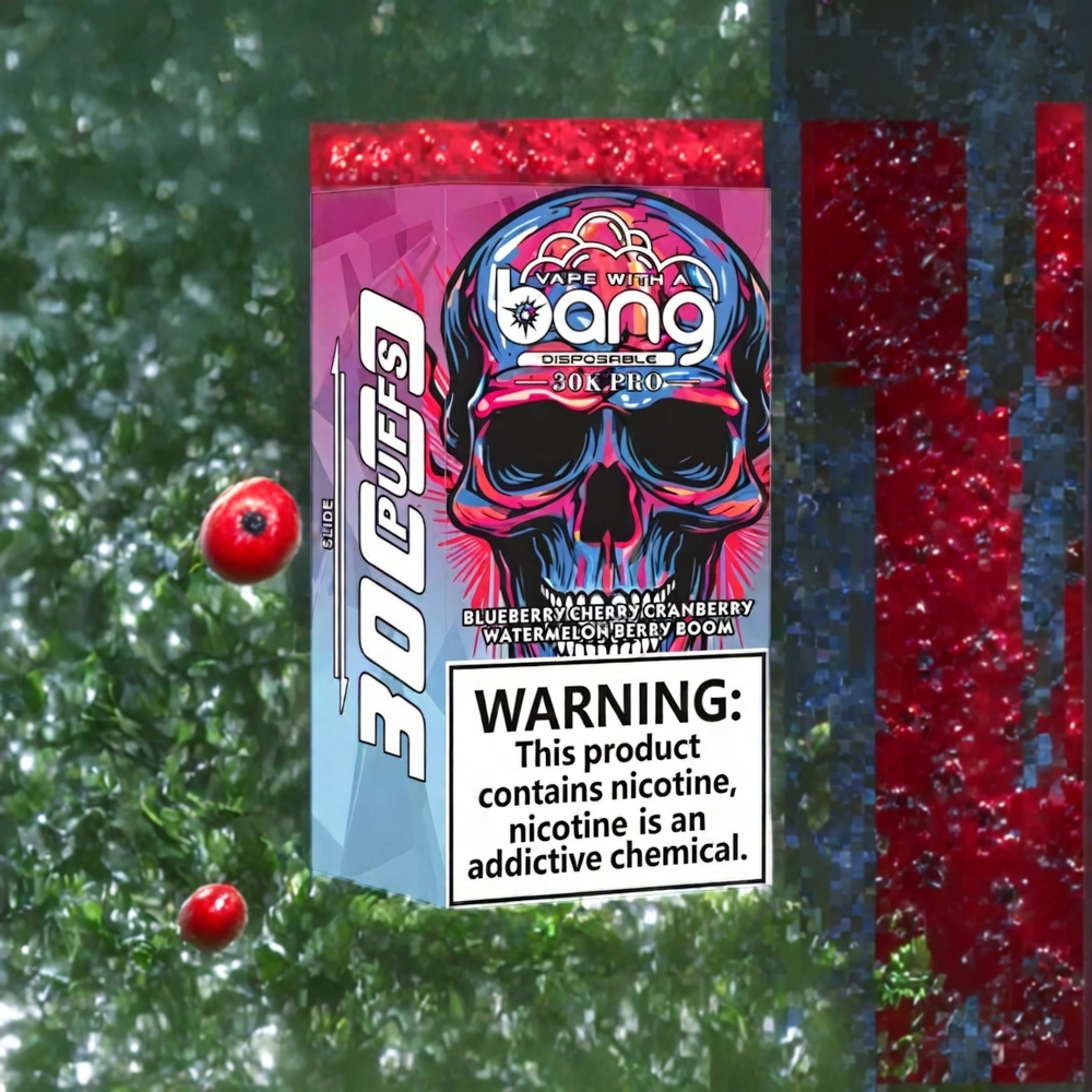 Suomi tukku Bang 30K Pro 30000 Puffs 36ml Dual-Flavor Mustikka Kirsikka Karpalo & Vesimeloni Marjapommi Disposable Vape 550mAh 0%-5% Nikotiini