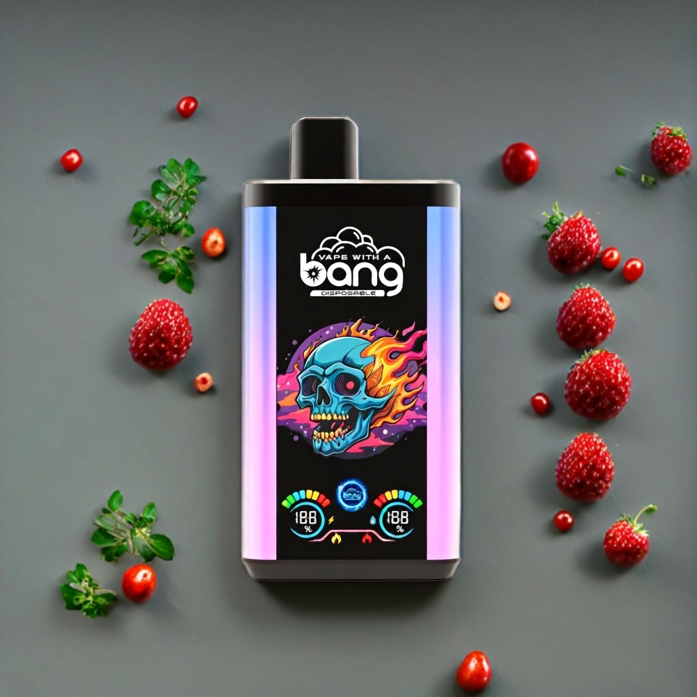 Suomi tukku Bang 30K Pro 30000 Puffs 36ml Sakura Grape & Strawberry Lychee Dual-Flavor 0%-5% Nicotine 550mAh