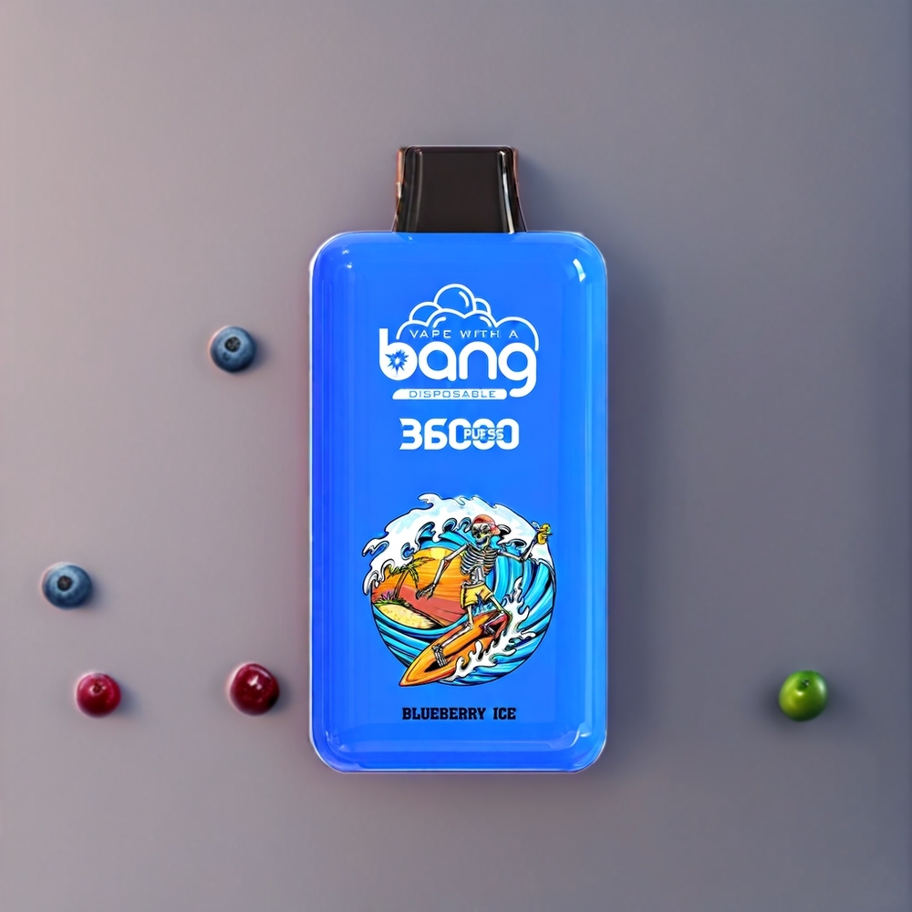 Suomi tukku Bang 36000 Power Disposable Vape Mustikka-Jää 36ml 36000 puffs 850mAh