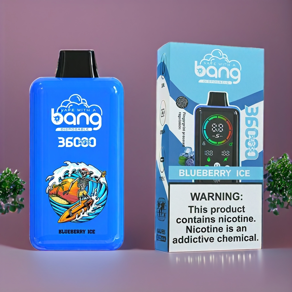 Suomi tukku Bang 36000 Power Disposable Vape Mustikka-Jää 36ml 36000 puffs 850mAh