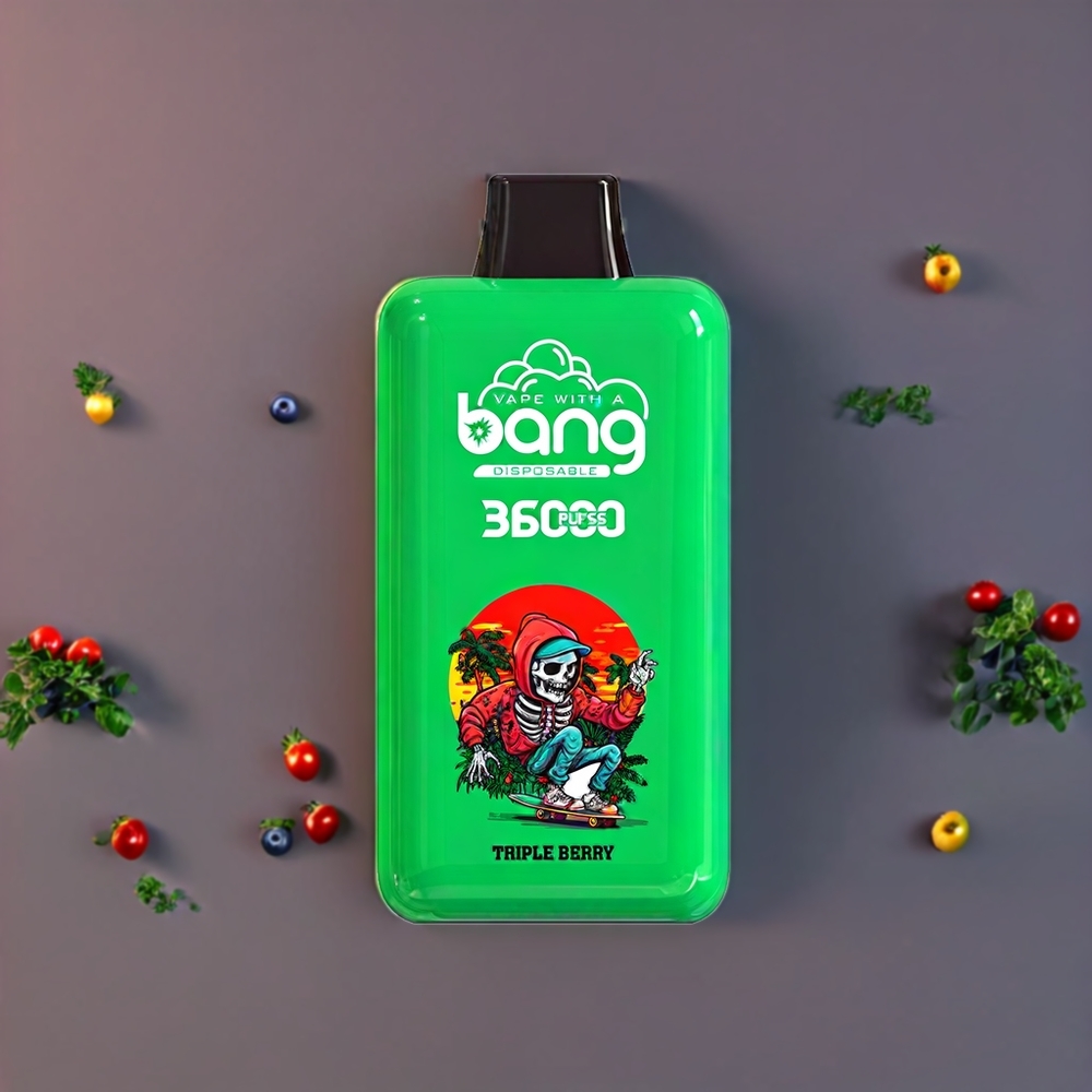 Suomi tukku Bang 36000 Power Disposable Vape Triple Berry 36000 puffs 36ml 5% nikotiinia