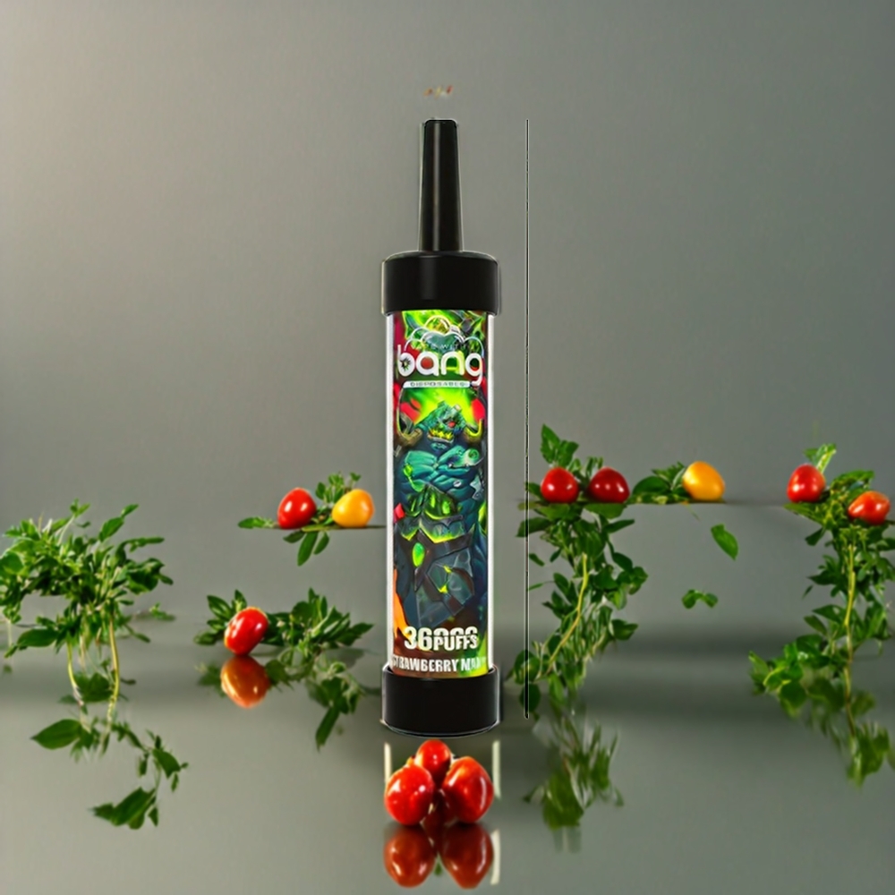 Suomi tukku Bang 36000 Puffs Disposable Vape Mansikka-Mango 40ml 650mAh 0.60 ohm Mesh Coil