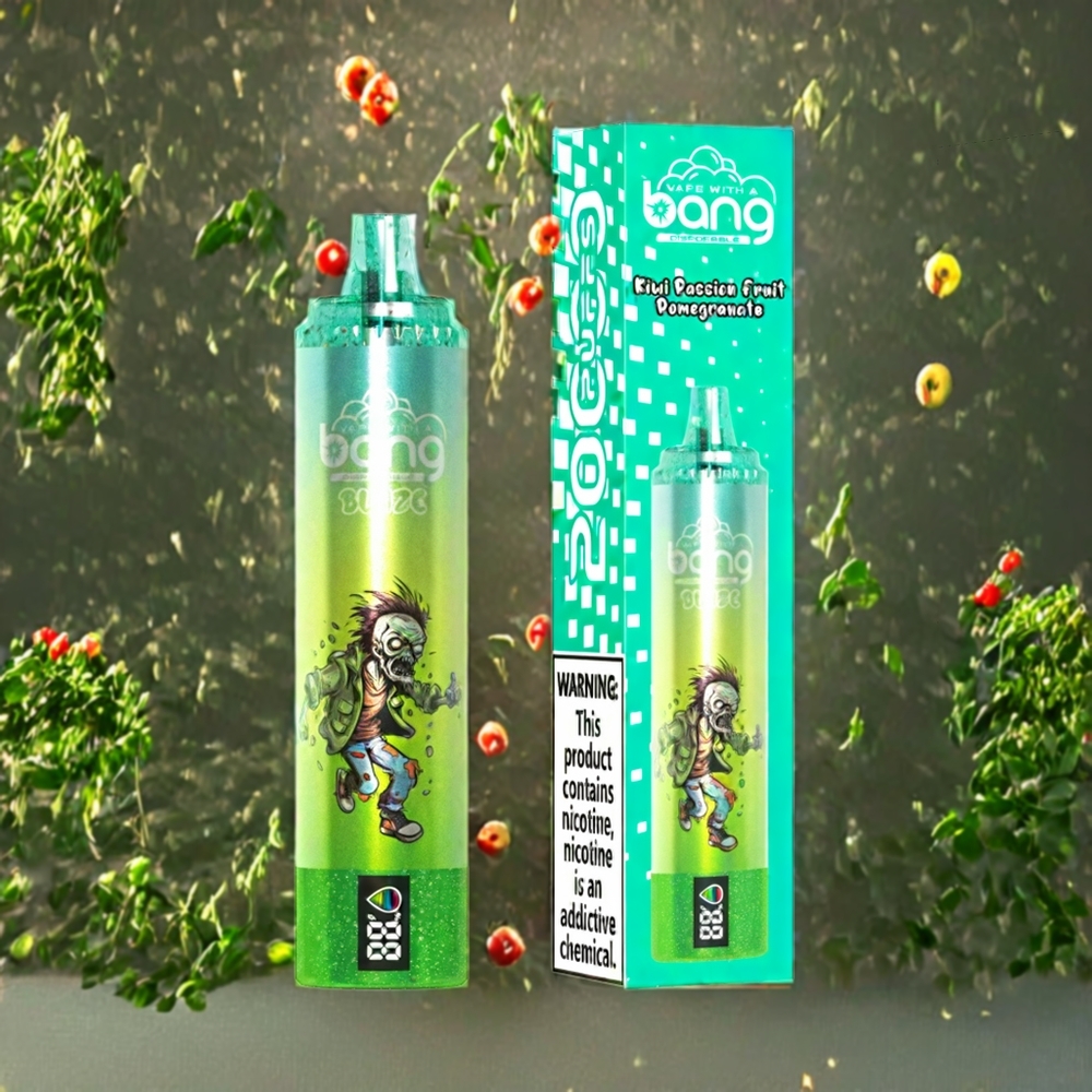 Suomi tukku Bang Blaze Tornado 20000 Puffs Disposable Vape Kiivi-Passionhedelmä-Guava, Type-C Lataus, Säädettävä Ilmanvirtaus, 0-5% Nikotiinia
