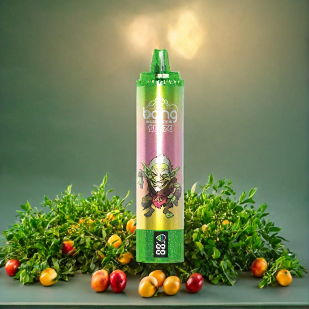 Suomi tukku Bang Blaze Tornado 20000 Puffs Disposable Vape Mango-Persikka-Vesimeloni, Type-C Lataus, Säädettävä Ilmanvirtaus, 0-5% Nikotiinia