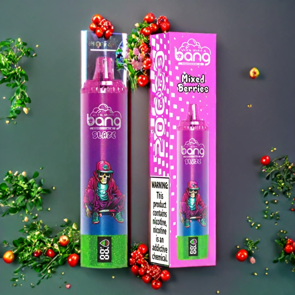 Suomi tukku Bang Blaze Tornado 20000 Puffs Disposable Vape Sekamarjat & Customizable Airflow, Type-C Lataus