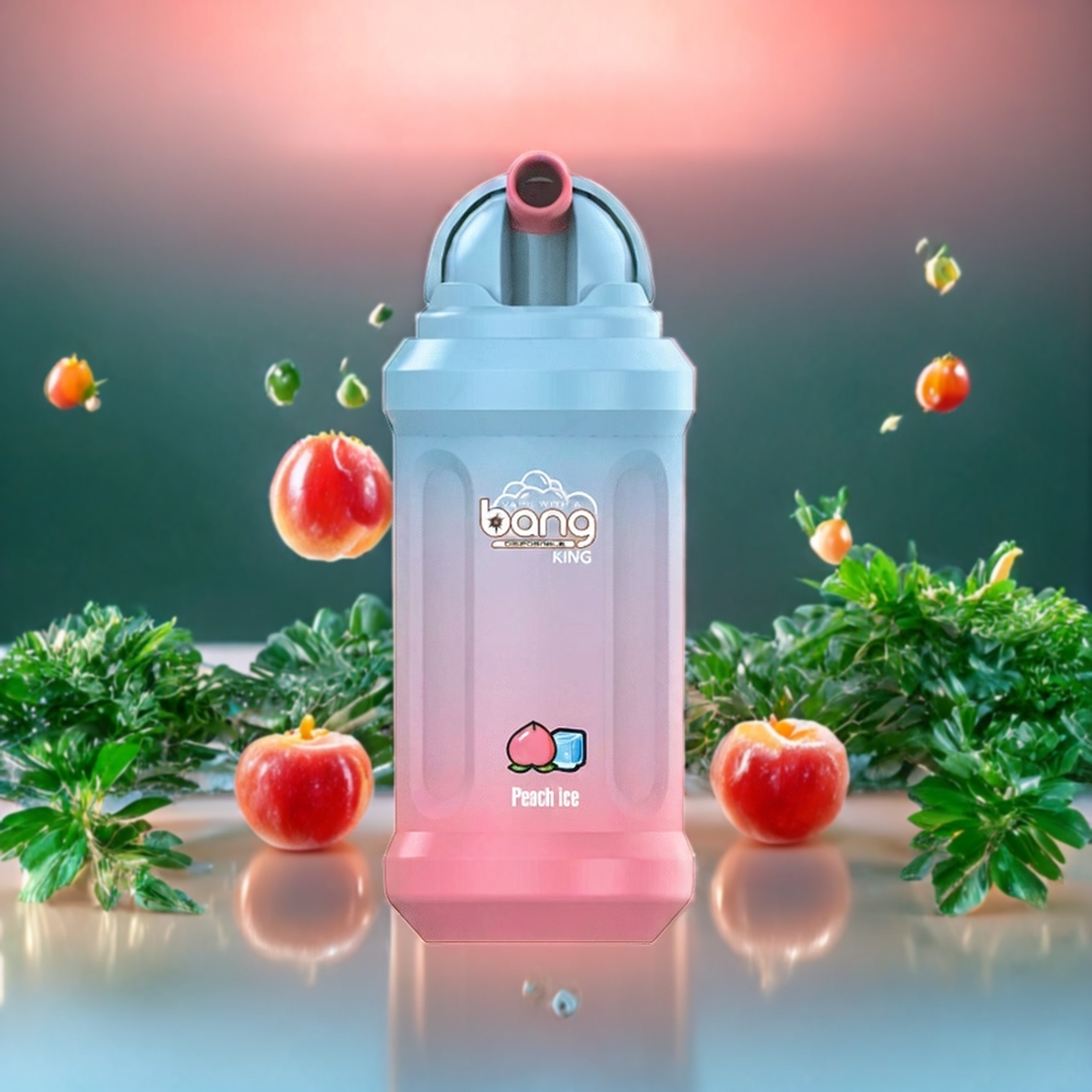 Suomi tukku Bang King 12000 Puffs 23ml 650mAh Disposable Vape Persikka Jää